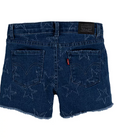 Levis Big Girls Star-Print High-Low Hem Denim Shorts by Vanessa Jane