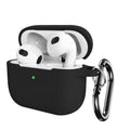 Black Liquid Silicone Case - Apple AirPods 3 by Zerodamage Sahara Case LLC