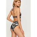Kate Spade New York 281269 Monstera Knotted Halter Cutout One-Piece by Vanessa Jane