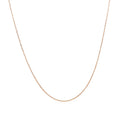 14k Rose Gold Diamond Cut Cable Link Chain 0.7mm by Bids.com
