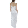 Aidan by Aidan Mattox V Neck Draped Column Gown by Vanessa Jane
