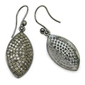 2.82 Carat Genuine Diamond .925 Sterling Silver Earrings by Bids.com
