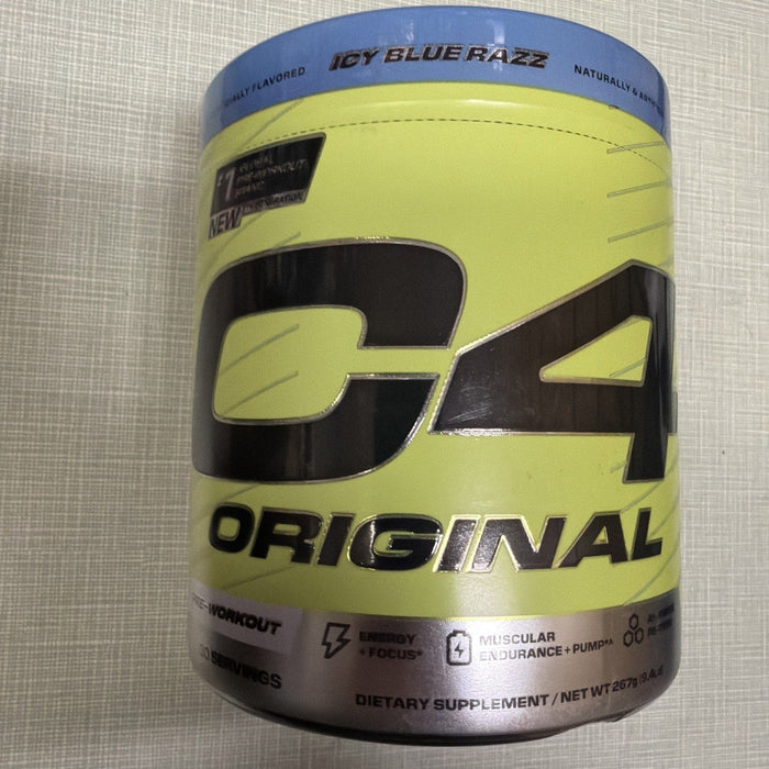 C4 Original Pre-Workout, Icy Blue Razz, 9.4 oz by Price Is Right Miami