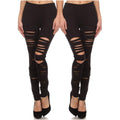 Distressed Leggings by The House of Stylez