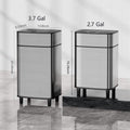 Automatic Stainless Steel Sensor Trash Can – Hands-free Quiet Close & Odor-Control System by DailySale