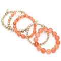Inc Gold-Tone 4-Pc. Set Beaded Stretch Bracelets by Vanessa Jane