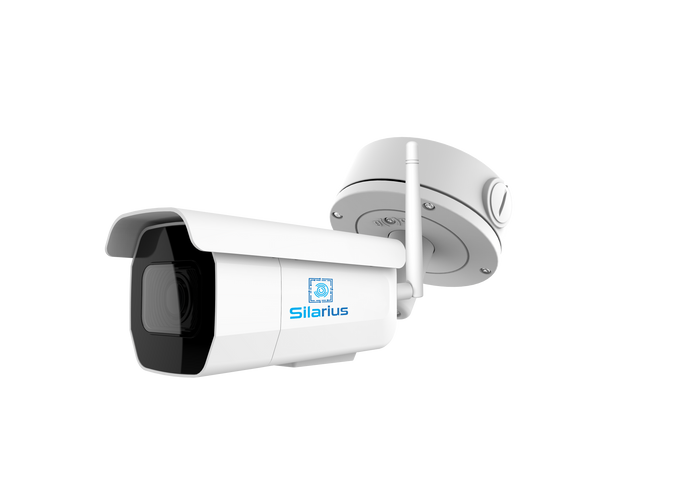 Silarius SIL-LB5MP8WIFI Outdoor IP67 WiFi Bullet 5MP, 8mm lens (NDAA Compliant) by Silarius