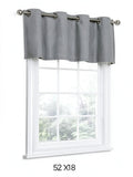 Eclipse Nadya Grommet-Top Valance, 52 X18 by Vanessa Jane