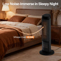 Portable Electric Space Heater with Remote & Thermostat by DailySale