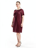 Michael Kors Women's Plus Size Geo Rope-Print Dress, Size 2X by Vanessa Jane