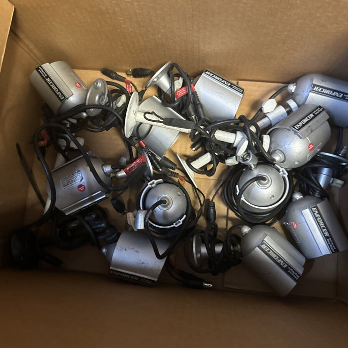Lot Of 11 Enforcer EV-1323C12DW Cameras by Price Is Right Miami