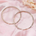 Women's Rhinestone Hoop Earrings – Large Stainless Steel Bling Hoops by DailySale