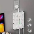 22-in-1 Multi-Functional Power Strip – 16 Sockets, 3 USB-A & 3 USB-C by DailySale