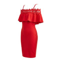 Bcx Juniors Lace-Trim Off-the-Shoulder Dress, Size 3 by Vanessa Jane
