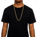 18K Solid Gold 4mm Rope Chain by DailySale