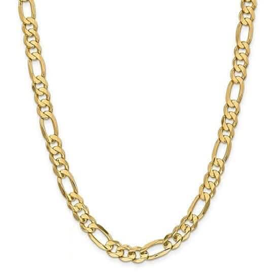 4mm Figaro Chain Necklace - Stainless Steel Necklace Men by DailySale