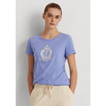 Lauren Ralph Lauren Womens Graphic Cotton-Blend T-Shirt by Vanessa Jane