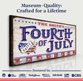 4th of July Personalized Welcome Sign by Tailored Canvases
