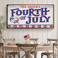 4th of July Personalized Welcome Sign by Tailored Canvases
