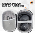 CentralSound EVA Hard Zippered Headphones Protective Carrying Case - Black by CentralSound
