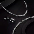 5 Cts Lab-Grown Round Brilliant Cut Diamonds Tennis Bracelet in 14K White Gold by DailySale