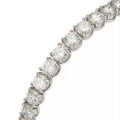 5 Cts Lab-Grown Round Brilliant Cut Diamonds Tennis Bracelet in 14K White Gold by DailySale