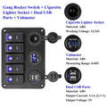 5 Gang Marine Panel Switch by DailySale