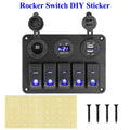5 Gang Marine Panel Switch by DailySale
