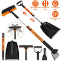 5-in-1 Detachable 180° Adjustable Ice Scraper Snow Shovel by DailySale