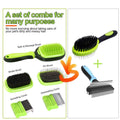 5-in-1 Pet Brush Set Pet Grooming Shedding Massage Combs by DailySale