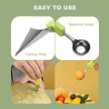 5-in-1 Stainless Steel Fruit Carving Tools by DailySale