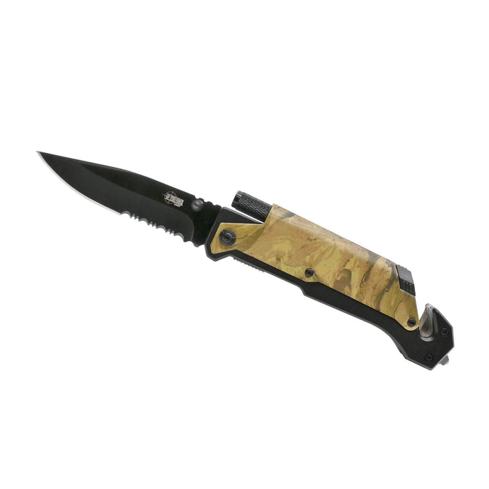 5-in-1 Survival Knife with LED Flashlight & Fire Starter by DailySale