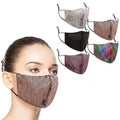 5-Pack: Bling Sequin Face Masks with Adjustable Ear Loops by DailySale