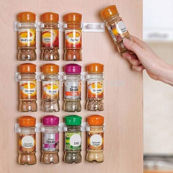 5-Pack: Cabinet Spice Wall Rack Storage by DailySale