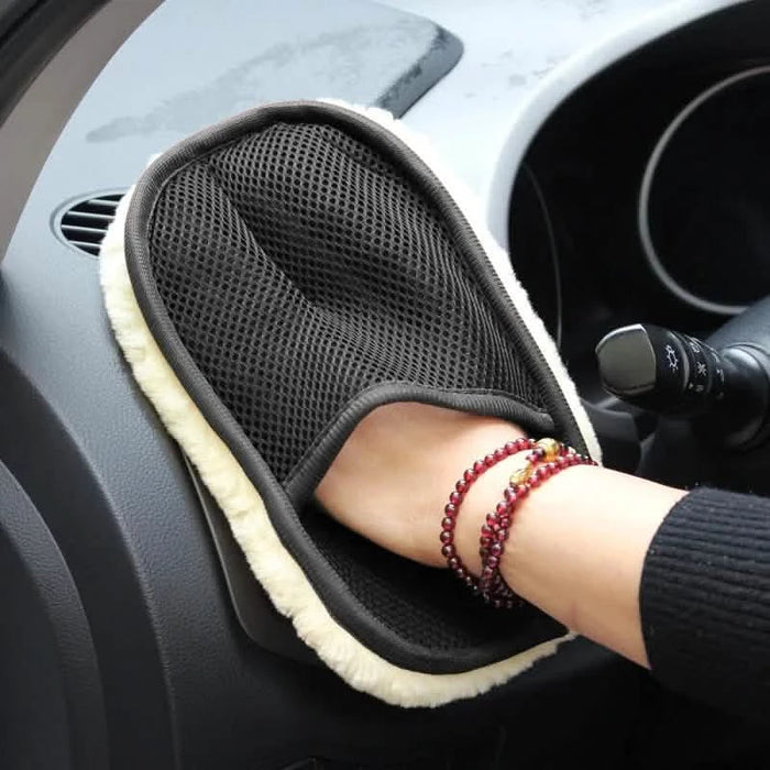 5-Pack: Car Styling Wool Soft Car Washing Gloves Cleaning Brush by DailySale