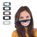 5-Pack: Custom Fashion Smile Communicator Face Mask by DailySale