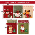 5-Pack: Drawstring Christmas Bags by DailySale