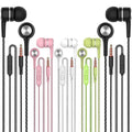 5-Pack: Earbuds Earphones with Microphone by DailySale