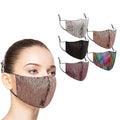 5-Pack: Fashionable Cotton Face Masks with Adjustable Ear Loops by DailySale