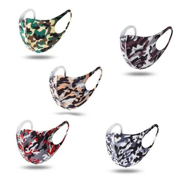 5-Pack: Fun Fabric Prints Non-Medical Reusable Face Masks by DailySale