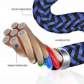5-Pack: Heavy Duty Braided iPhone Lightning USB Cable Charger Cords by DailySale