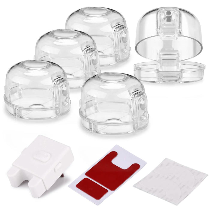 5-Pack: Kitchen Gas Electric Stove Knob Safety Covers by DailySale