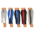 5-Pack: Men's Active Athletic Assorted Performance Shorts by DailySale