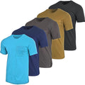 5-Pack: Men's Cotton Crew Neck Pocket T-Shirts by DailySale