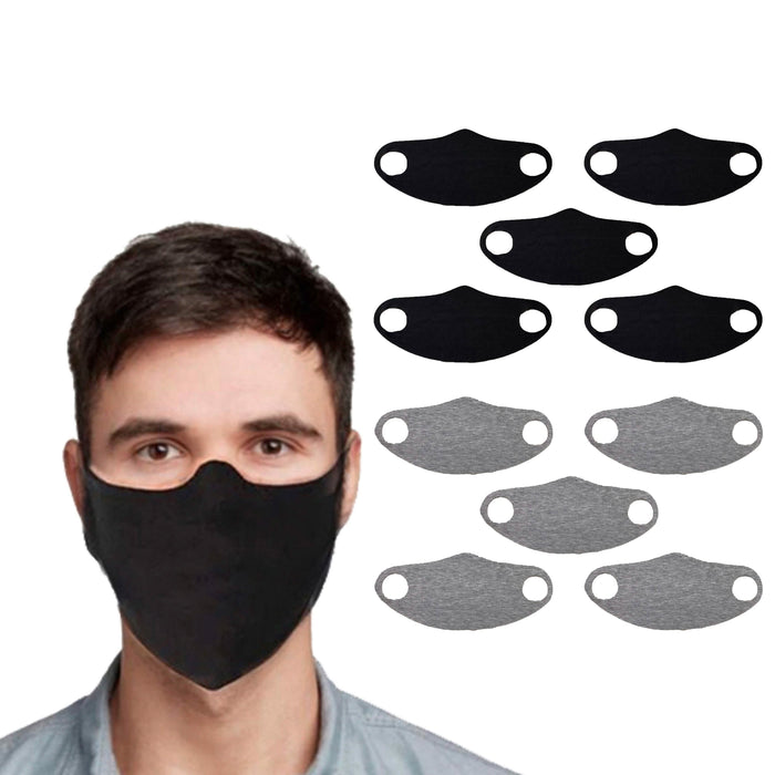 5-Pack: Men's & Women's Washable Reusable Stretch Fabric Seamless Face Mask by DailySale