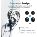5-Pack: Microphone Wired Earbuds Isolating In-Ear Headphones by DailySale