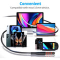 5-Pack: Microphone Wired Earbuds Isolating In-Ear Headphones by DailySale