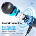 5-Pack: Microphone Wired Earbuds Isolating In-Ear Headphones by DailySale