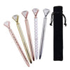 5-Pack: Multi-Color Diamond Ballpoint Pens