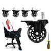 5-Pack: Replacement Office Chair Casters